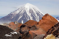 Вид на Карякский вулкан с Авачи
