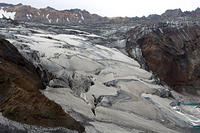 Ледник на Мутновском вулкане